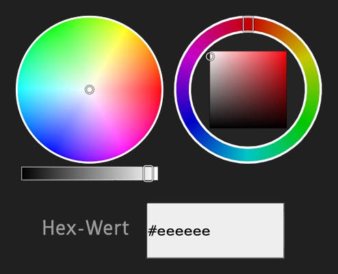 Interaktiver Farbwähler