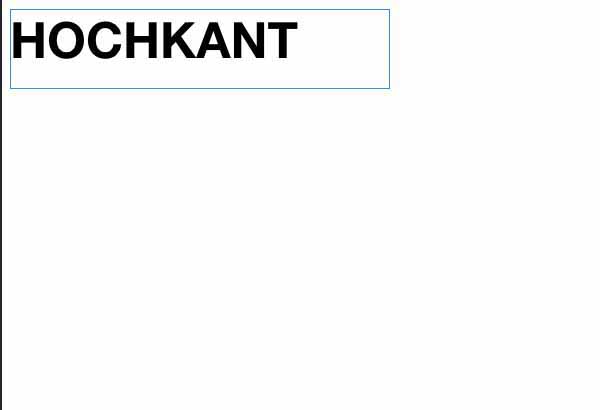 Der Text im DIV-Container